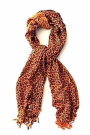  Orange Leopard Scarf