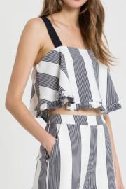  Fringe Hem Crop Top
