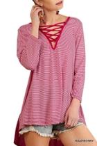  Red Stripe Top