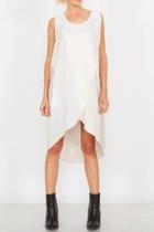  Overlapping Hi-lo Dress