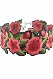  Embroidered Floral Choker