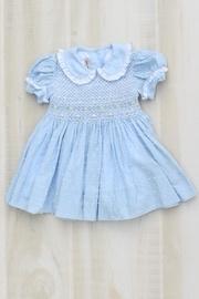  Swiss Dot Smocked Dress