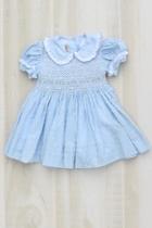  Swiss Dot Smocked Dress
