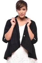  Black Crop Jacket