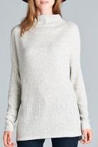  Lauren Mock Neck Sweater