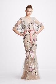  Tulle Capelet Gown