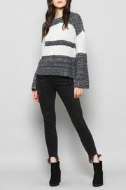  Navy Striped Sweater