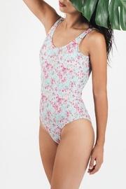  Flowers Backless One Piece