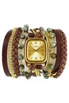  African-turquoise Wrap Watch
