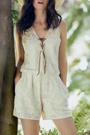  Lace Sleeveless Romper