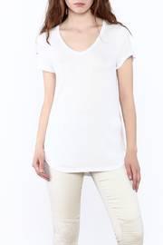  White Basic Tunic Top