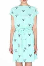  Embroidered Rackets Dress