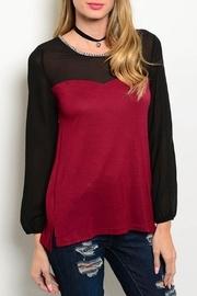 Wine Black Top