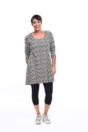  Lace-up Back Tunic