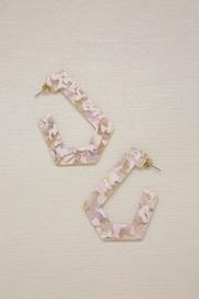  Blush Resin Earrings