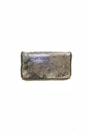  Shiny-silver Beaded-boarder Wallet