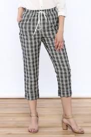  Checked Tapered Pant