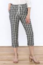  Checked Tapered Pant