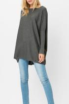  Oversized Tunic Pullover