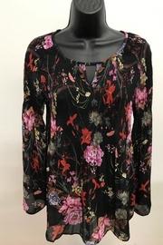 Floral Plisse Blouse