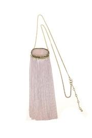  Pebble & Fringe Necklace