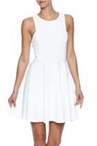  White Textured Dress