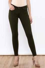  Olive Green Denim Skinnies