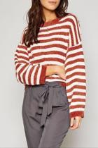  Ion Stripe Sweater-spice