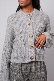  Wool-blend Short Cardi