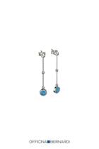  Blue Pearl Drop-earrings
