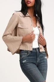  Pleated Khaki Jacket