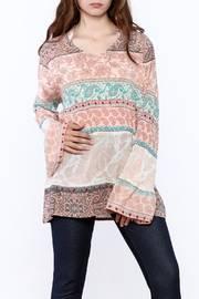 Paisley Print Tunic Top