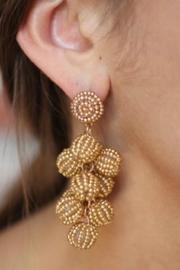 Gold Ball Earrings