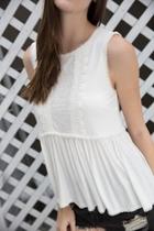  Lace Bib Top