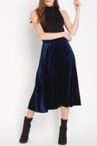  Blue Velvet Skirt