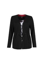 Ponte Cardi W Attached Print Cami