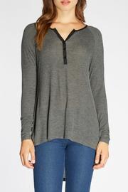  Pleated Back Henley