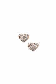  Diamond Heart Studs