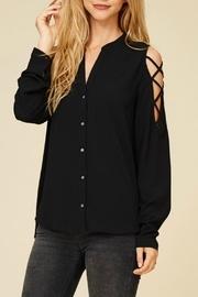  Black Collar Blouse
