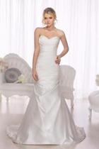  Satin Fit N Flare Gown