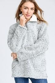  Gray Sherpa Fleece