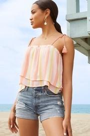  Tassel Striped Tank