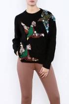  Sequined Starling Sweater