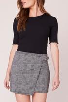  Plaid True Mini-skirt