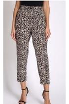 Leopard Silky Pants