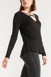  Cross Front L/s Tee