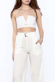  Pinstripe Crop Top