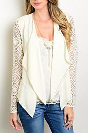  Ivory Jewel Blazer