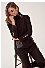  Black Boucle Sweater