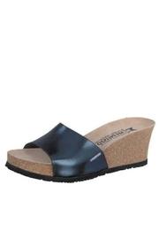  Blue Metallic Wedge